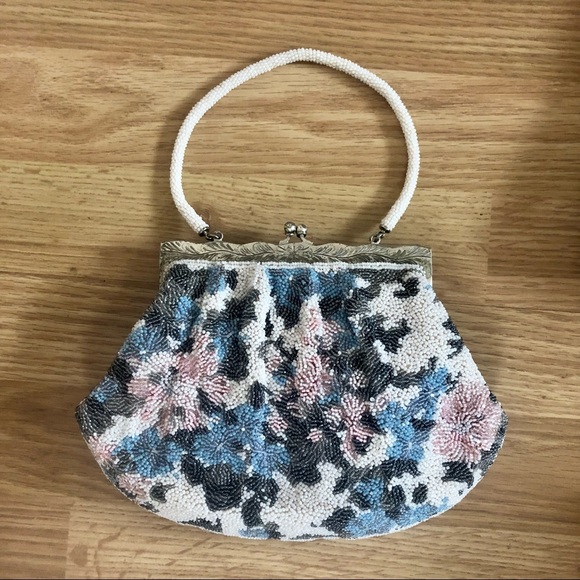 Bundle of 6 vintage evening bags clutch purse unused beaded embellished small - Picture 5 of 10